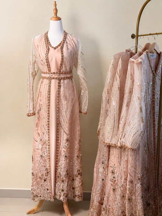The Blush Embellished Kaftan