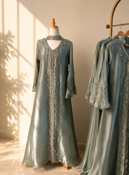 The Sage Bloom Kaftan