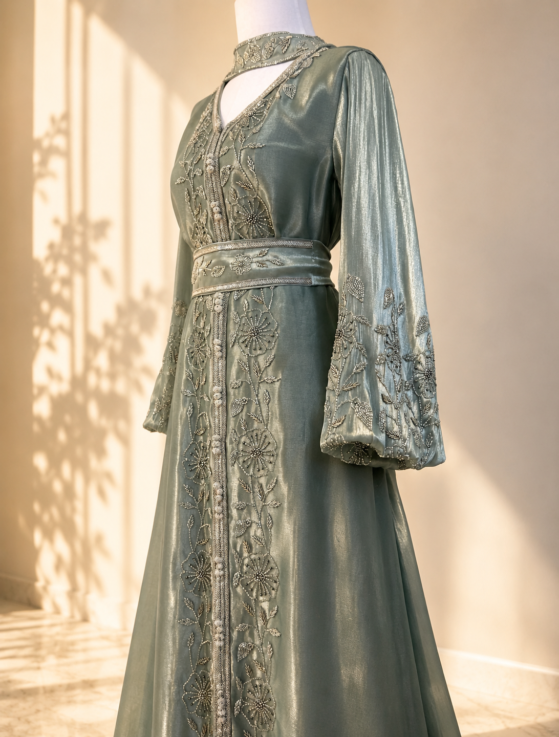 The Sage Bloom Kaftan