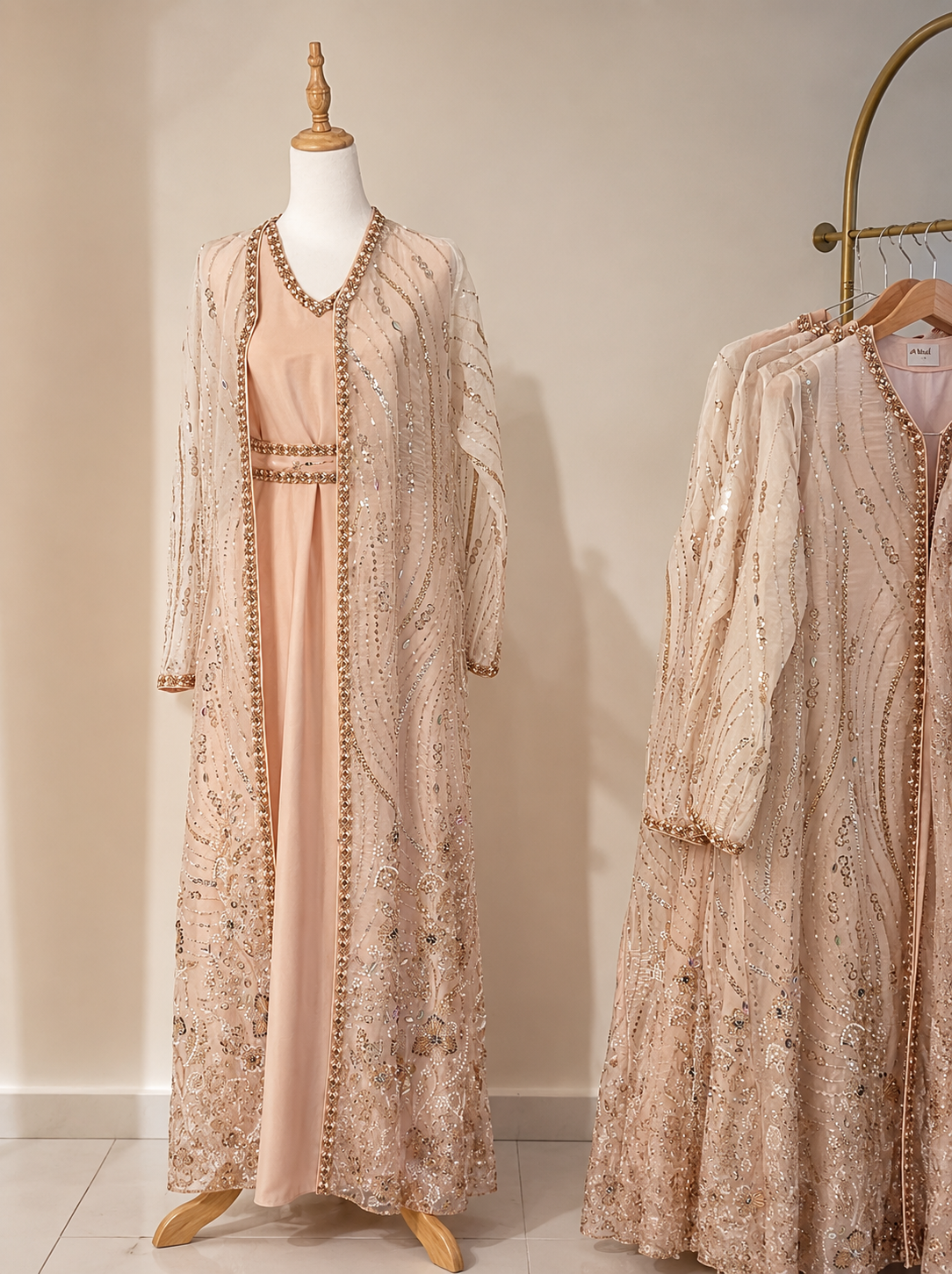 The Blush Embellished Kaftan